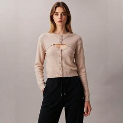 Acne Studios 韩系可拆卸分体两件套羊毛女式针织衫