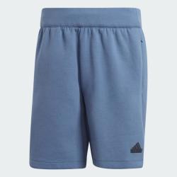 adidas 纯色休闲时尚日常松紧中运动短裤 男款