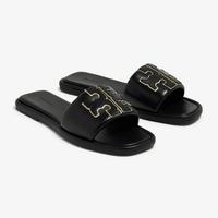 TORY BURCH Double T 时尚潮流简约 女拖鞋