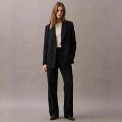 ZARA 毛呢西装外套女挺括显瘦简约百搭职业正装西服上衣