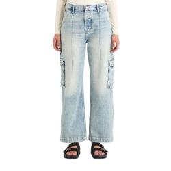Scotch & Soda SCOTCH&SODA 简约休闲百搭舒适透气阔腿牛仔长裤