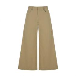 ZARA 女士时尚潮流纯色日常百搭宽松简约阔腿裤休闲裤