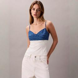 ZARA 拼色条纹吊带式衬衫纯欲收腰显瘦