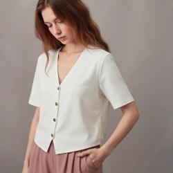 Massimo Dutti 日常百搭通勤必备知性气质女式针织开衫