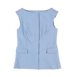 ZARA 女式高级感修身显瘦圆领无袖马夹