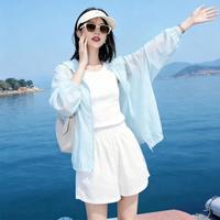 雪中飞 连帽防晒服外套女26春夏新款冰淇淋肤感出游旅行户外运动上衣女