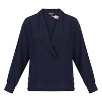 限尺码：GIORGIO ARMANI 女式简约休闲百搭V领长袖衬衫