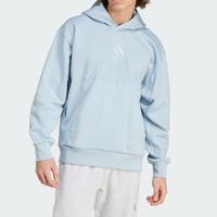 adidas 男款logo字母连帽卫衣