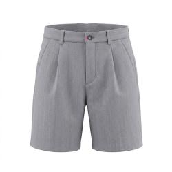 EMPORIO ARMANI 男士高腰简约垂感直筒休闲短裤