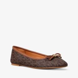 MICHAEL KORS Savannah签名款复古Logo芭蕾平底鞋