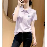 雪中飞 防晒短袖t恤女夏季上班通勤高级简约休闲POLO衫