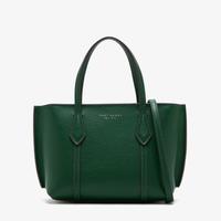 TORY BURCH Perry品牌徽标标识拉链开合 女款手提包