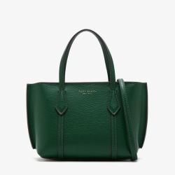 TORY BURCH Perry品牌徽标标识拉链开合 女款手提包