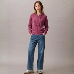 Acne Studios 女士极简纯色短款高腰修身连帽外套