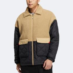 adidas NEO U CNY PADJKT男款运动休闲耐磨男式棉衣翻领