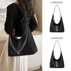 千百度 包包女包新款轻便百搭大容量斜挎单肩包托特包腋下包