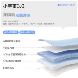喜临门 记忆棉学生床垫宿舍住校专用榻榻米软垫薄垫 小宇宙床垫