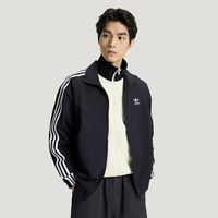 百亿补贴：adidas originals WOVEN FBIRD TT立领复古运动条纹夹克KB2466