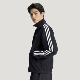 阿迪达斯 originals WOVEN FBIRD TT 立领复古运动夹克