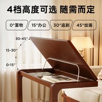 蔓斯菲尔 官方 沙发边几小茶几 60cm带刹车轮子