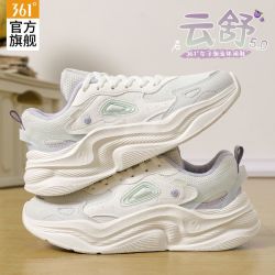 361° 女鞋云舒5运动鞋2026网面透气潮流百搭休闲鞋软底弹力老爹鞋