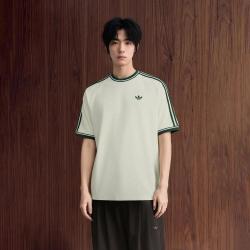 adidas 三叶草 夏季透气潮流百搭时尚休闲运动日常男子短袖T恤