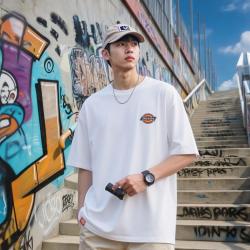 Dickies 丝光棉凉感T恤情侣款日常运动休闲经典短袖夏季吸湿排汗百搭上衣