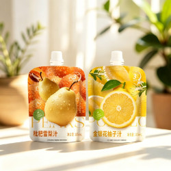 雀诗羚 枇杷雪梨金银花柚子汁 枇杷雪梨汁105ml*2袋+金银花柚子汁105ml*2袋