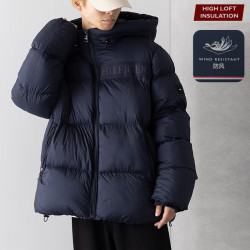 TOMMY HILFIGER 汤米希尔费格男款连帽棉服冬季新款加厚保暖