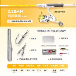 汉鼎 碳素 路亚竿套装
