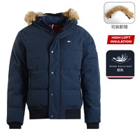 TOMMY HILFIGER 汤米希尔费格男款秋冬新款外套时尚拉链连帽棉服