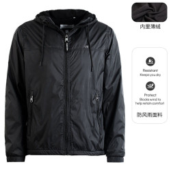 卡尔文·克雷恩 Calvin Klein/卡尔文·克雷恩CK男款连帽休闲加绒防风外套春秋夹克