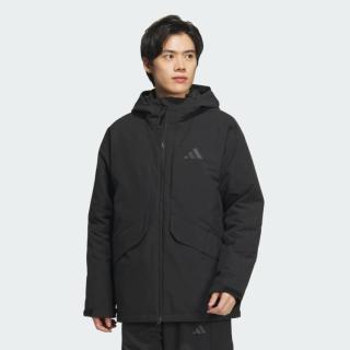 adidas 三合一连帽羽绒服 JY4215