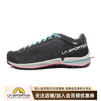 LA SPORTIVA 户外休闲鞋情侣轻量徒步鞋登山攀岩接近鞋皮面 TX2 EVO Leather 碳灰/梅红