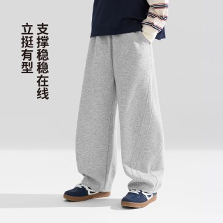 ZOSEE 童装男童运动裤秋装儿童裤子春秋款2026新款中大童洋气弯刀裤 黑色 110 cm