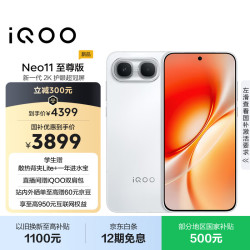 vivo iQOO Neo11至尊版 手机 16GB+512GB 驰光白