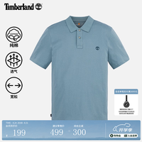 Timberland 官方男装POLO衫短袖T恤夏通勤透气宽松简约A63YQ A63YQ758/城堡色 2XL