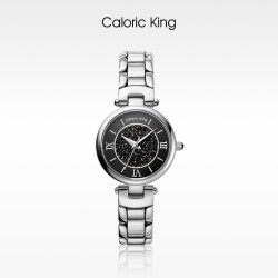 凯卡思Caloric king 迷踪系列时尚设计感休闲女士手表礼盒套装