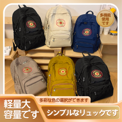 日系轻便防震双肩包男女同款背包多功能大容量旅行包