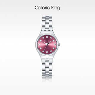 凯卡思Caloric King致简系列乌梅紫盘简约时尚女士腕表