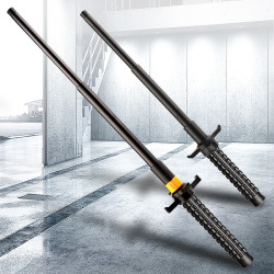 忍者风 护手机械棍甩辊车载摔棍三节棍伸缩重机收缩方便合金钢