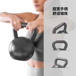 PROIRON 竞技烤漆壶铃居家健身运动力量训练纯铁