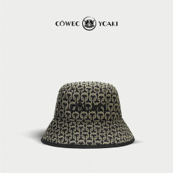 COWEC YCAKI 百搭时尚渔夫帽耐用提花盆帽遮阳帽女