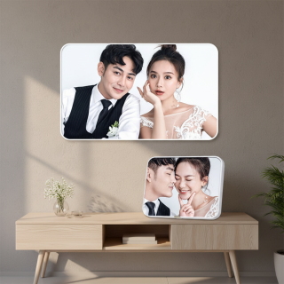 拉菲白18寸挂墙送10寸摆台宝宝照全家福婚纱照照片墙相框画框影楼