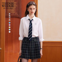 TEENIE WEENIE 小熊刺绣牛津纺长袖衬衫 白色 L(170)