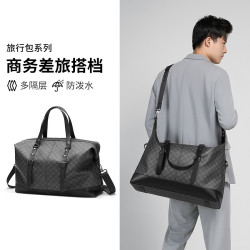 POLO 手提行李包防水外出旅行包大容量收纳出差行李包运动健身包