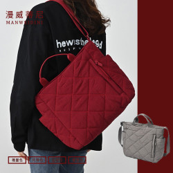 漫威蒂尼时尚单肩包简约ins通勤户外休闲黑色简约便携ins通勤轻便
