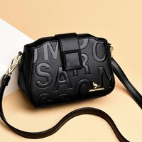 高档正品真皮女包斜挎包女时尚新款中年包休闲单肩包送妈妈小方包