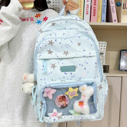 潮咖潮搭 初中生书包女ins2025夏季新款背包日系小清新小学生双肩包