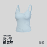一体式运动背心无袖防震防下垂休闲时尚瑜伽服上衣可外穿内搭8602